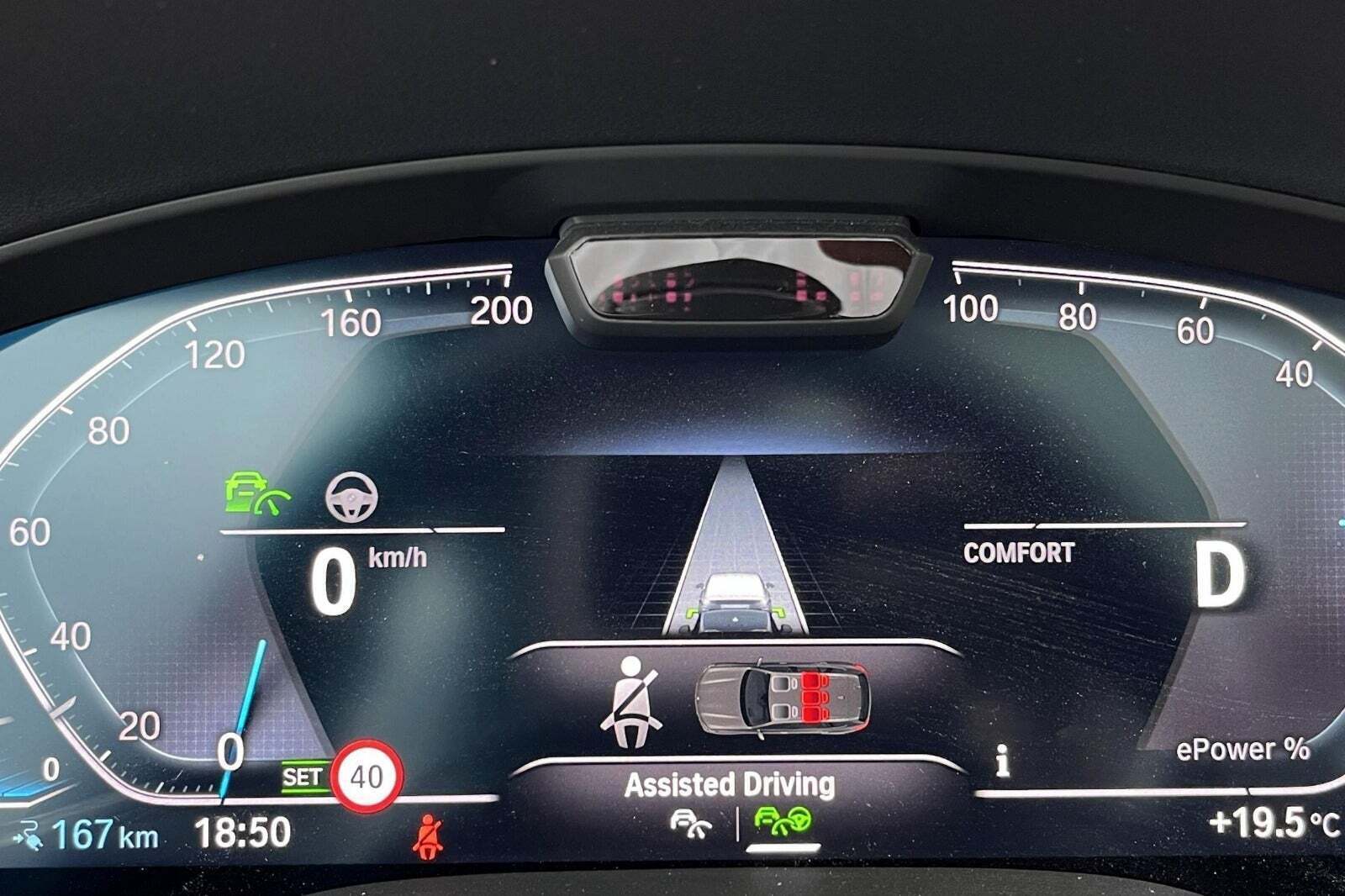 Sort BMW iX3 fra 2023