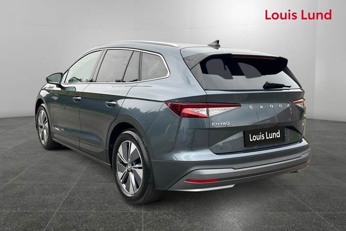 Grå Skoda Enyaq iV fra 2021