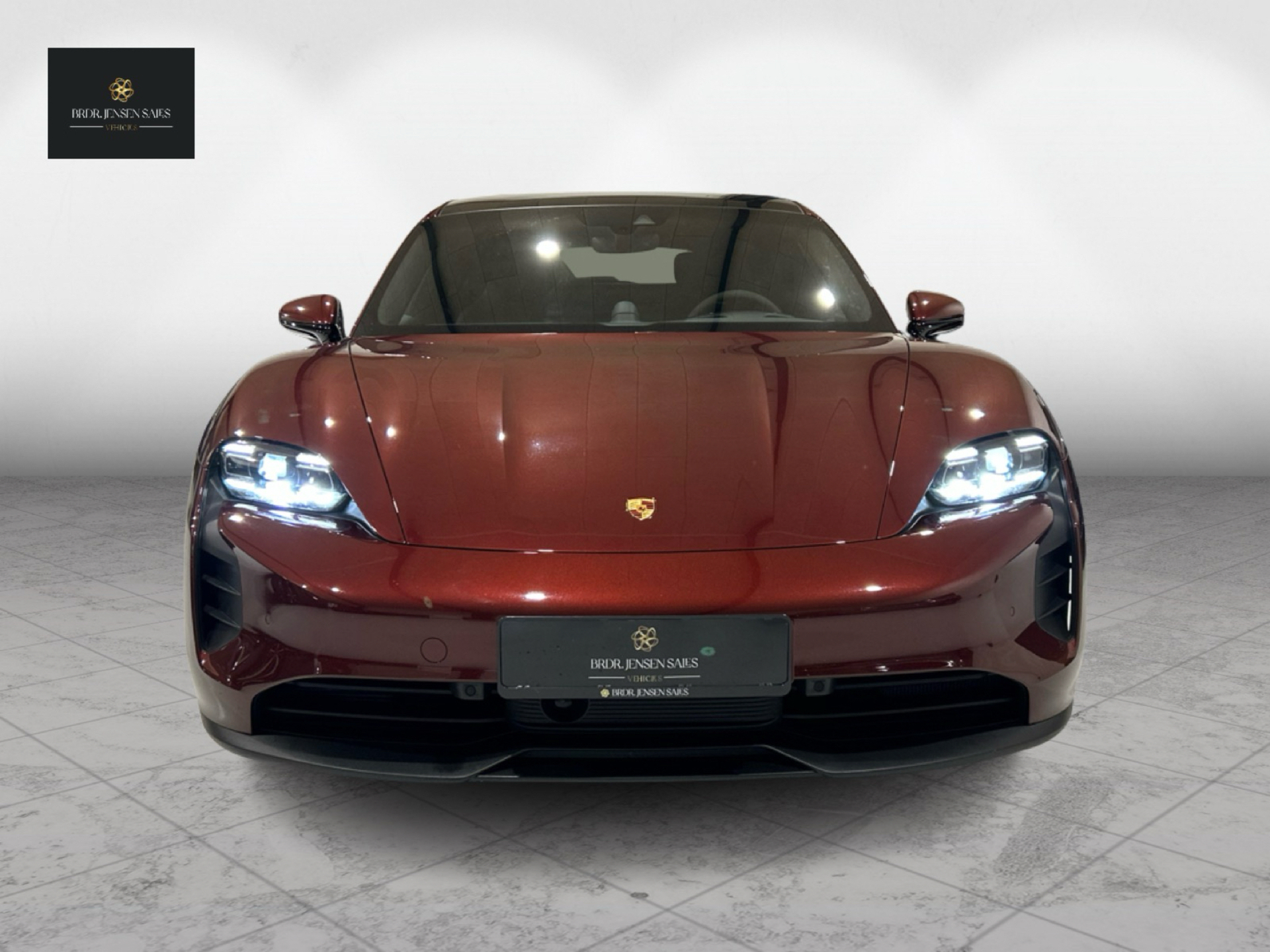 Rød Porsche Taycan fra 2022