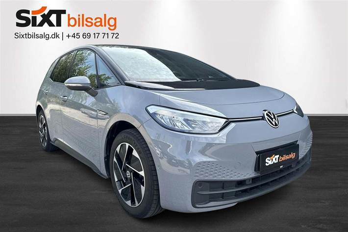Grå VW ID.3 fra 2023