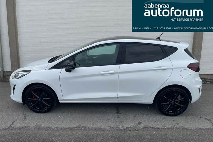 Hvid Ford Fiesta fra 2018
