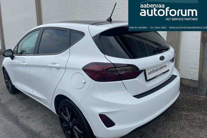 Hvid Ford Fiesta fra 2018