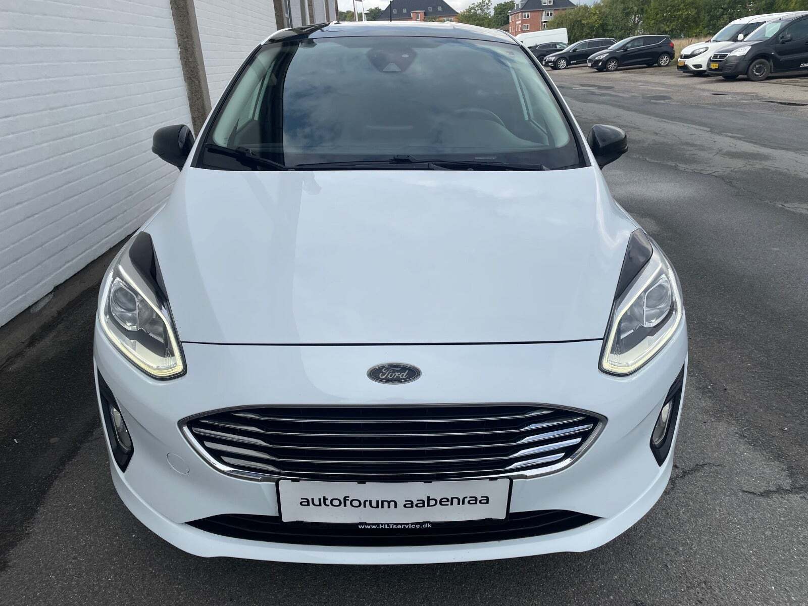 Hvid Ford Fiesta fra 2018