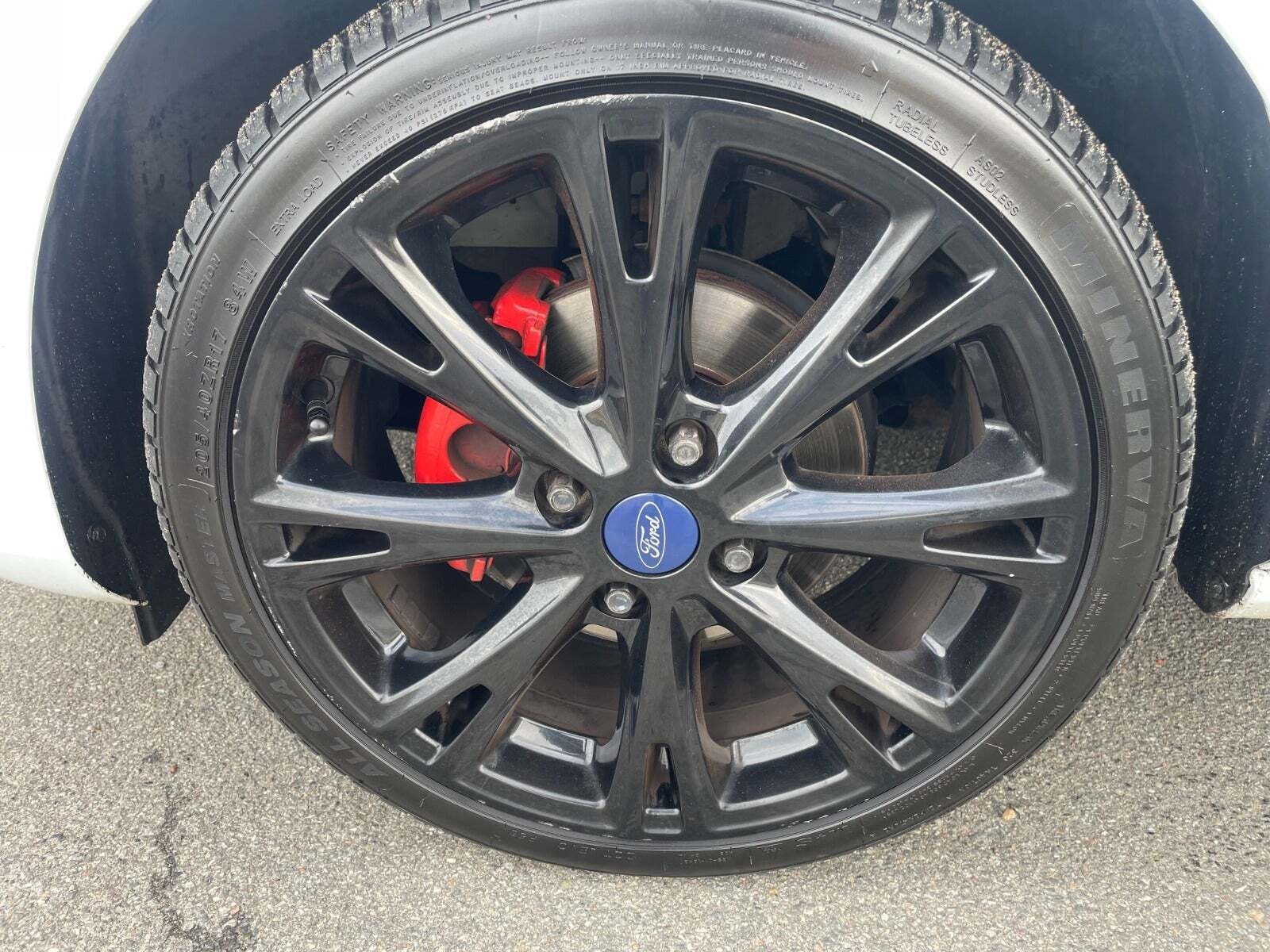 Hvid Ford Fiesta fra 2018