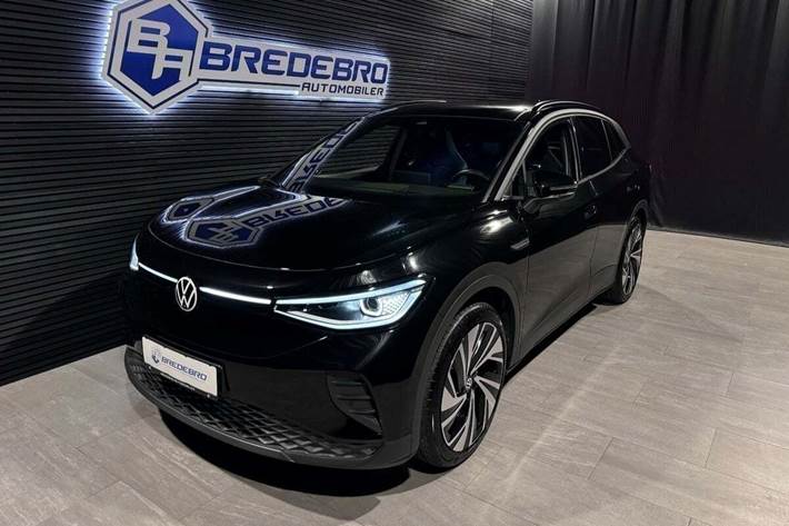 Sort VW ID.4 fra 2023 set udefra