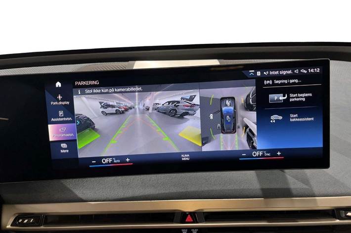 Grå BMW iX fra 2021