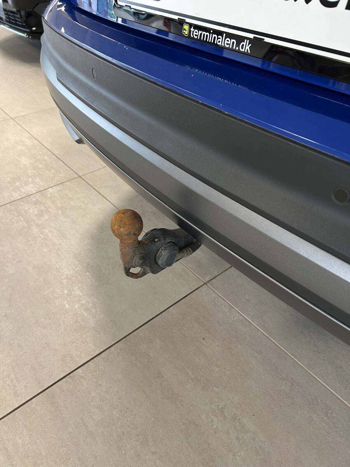 Blå Skoda Enyaq fra 2022