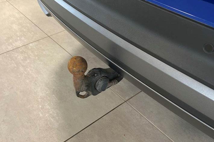 Blå Skoda Enyaq fra 2022