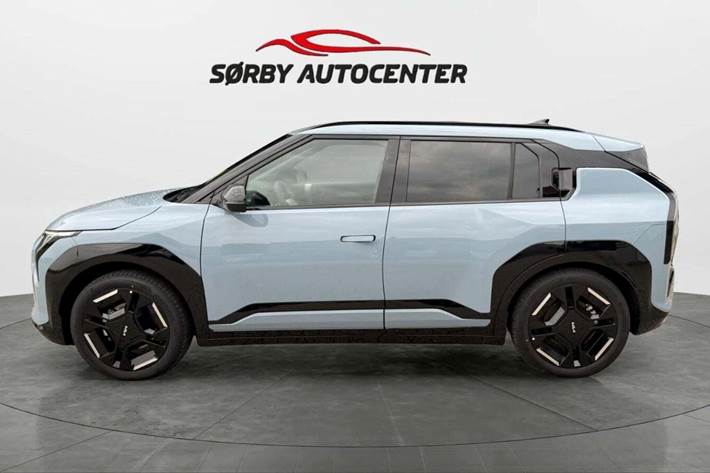 Blå Kia EV3 fra 2025