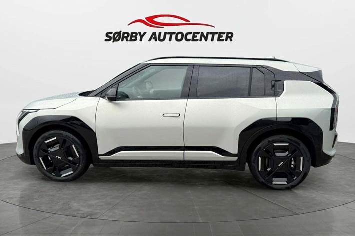 Sølv Kia EV3 fra 2025