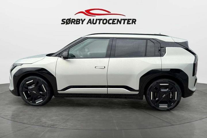 Sølv Kia EV3 fra 2025