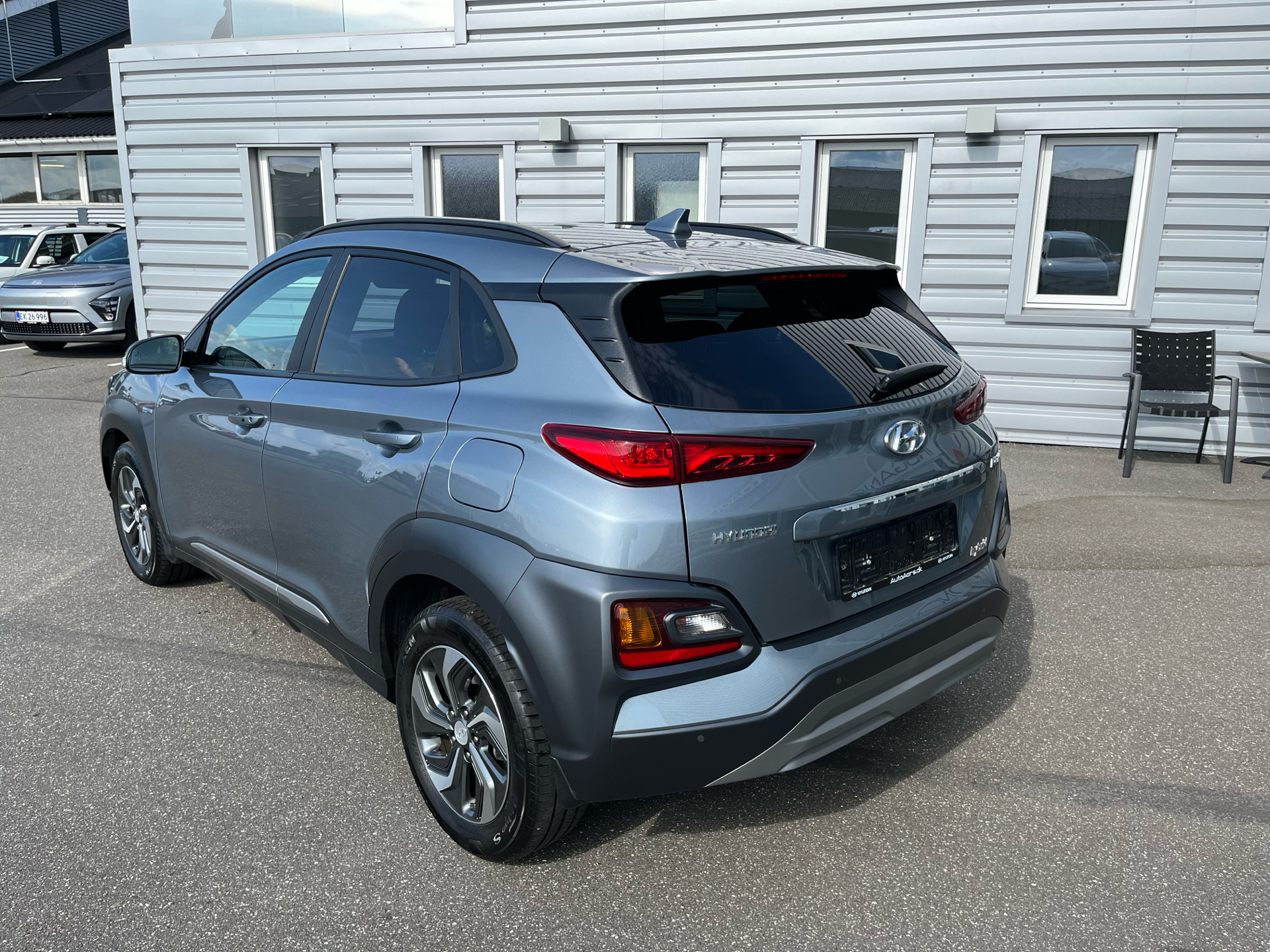 Sølv Hyundai Kona fra 2020