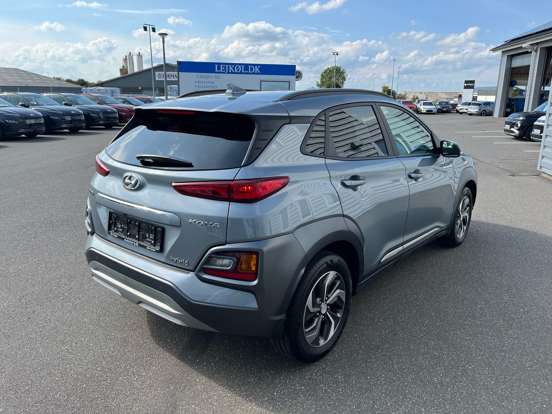 Sølv Hyundai Kona fra 2020