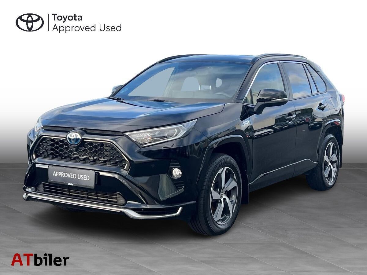 Sort Toyota RAV4 Plug-in fra 2021 set udefra