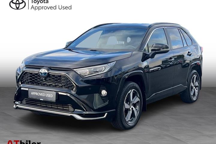 Sort Toyota RAV4 Plug-in fra 2021 set udefra