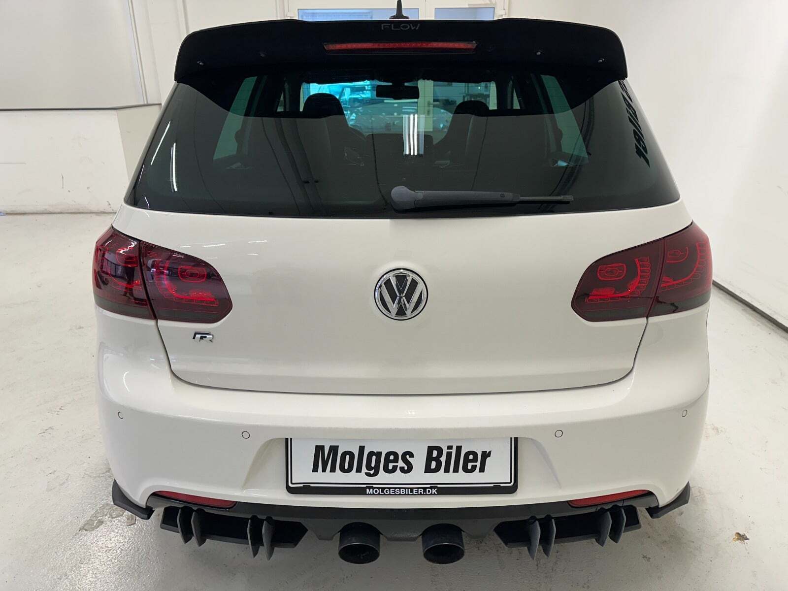 Hvid VW Golf VI fra 2012