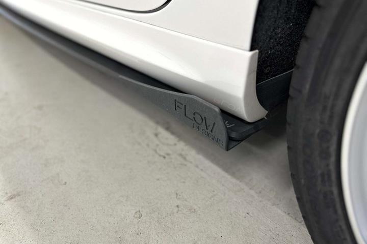 Hvid VW Golf VI fra 2012
