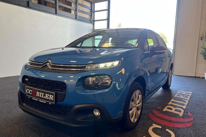 Blå Citroën C3 fra 2017