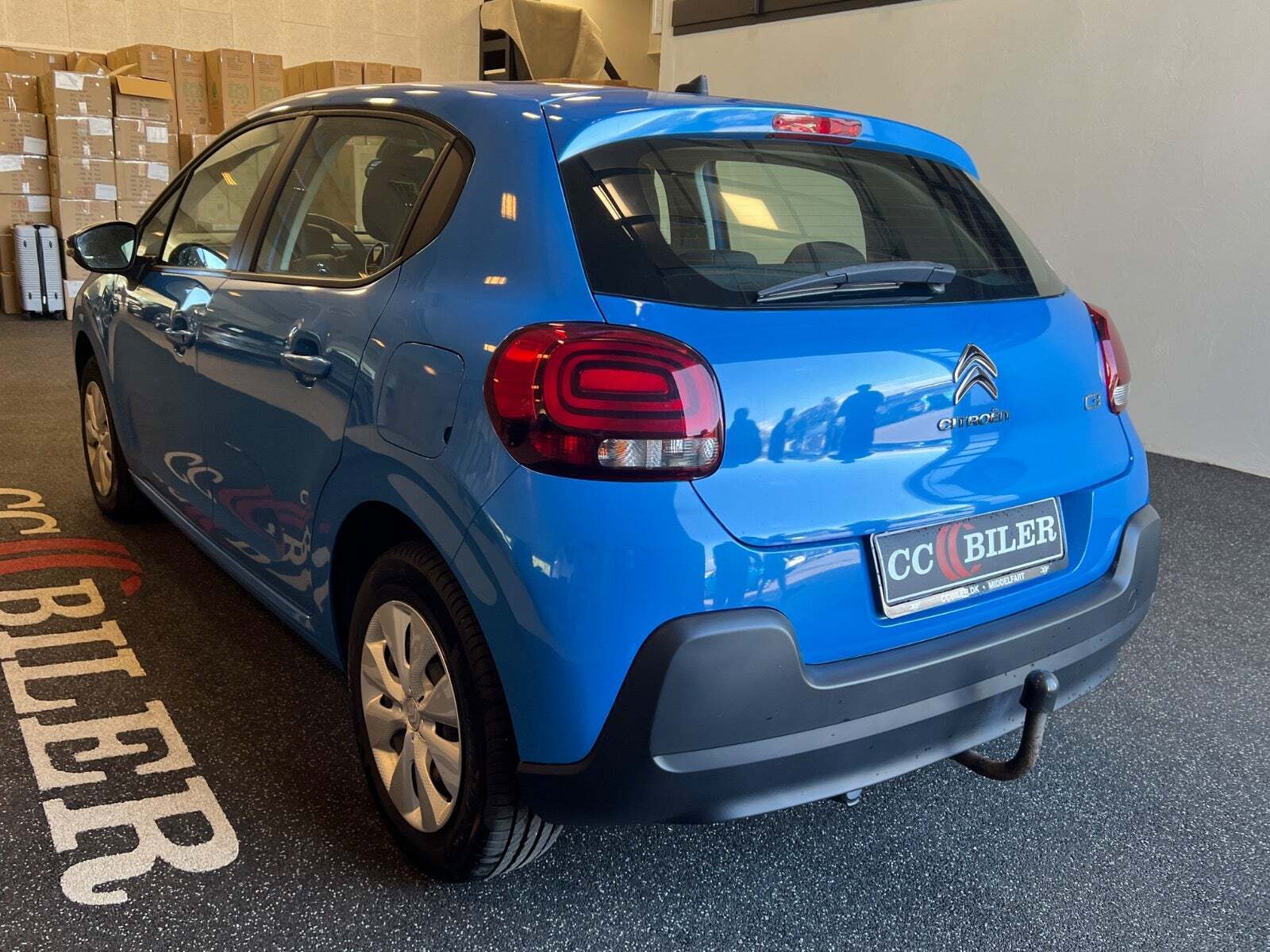 Blå Citroën C3 fra 2017