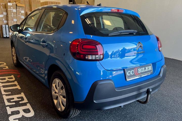 Blå Citroën C3 fra 2017