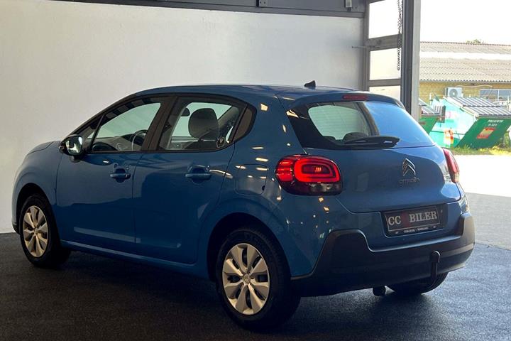 Blå Citroën C3 fra 2017