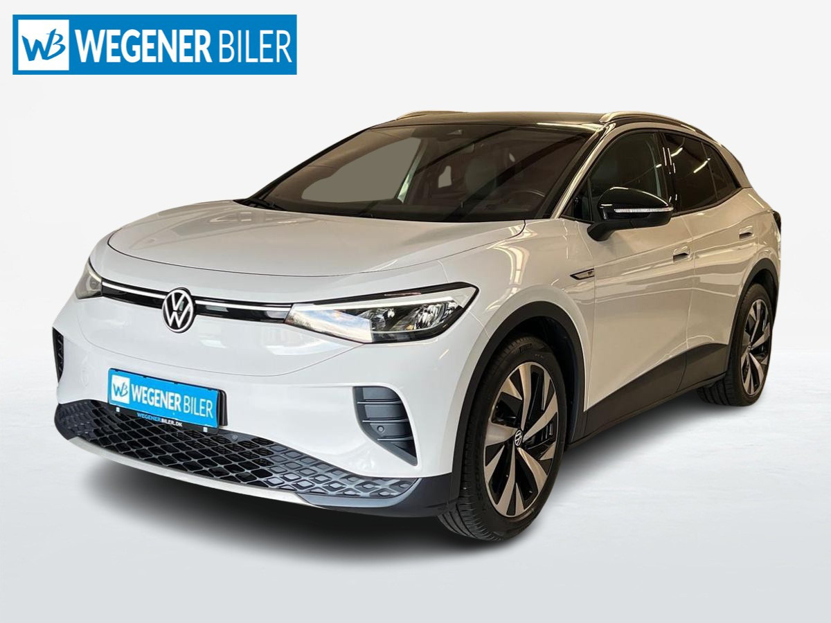 Hvid VW ID.4 fra 2021 set udefra