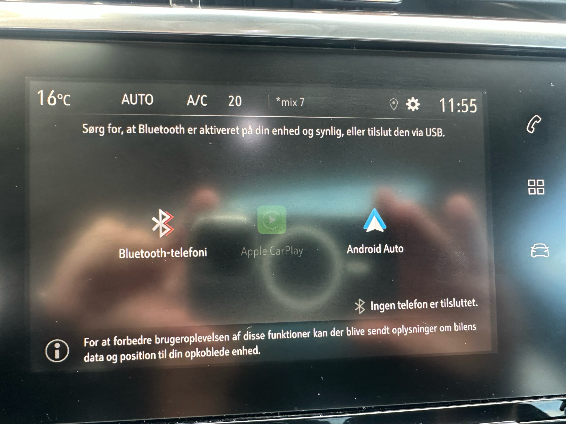 Grå Opel Corsa fra 2020