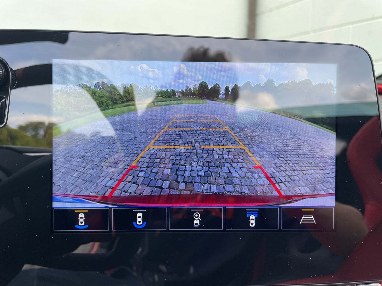 Rød Chevrolet Corvette fra 2021