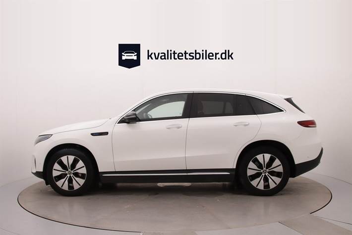 Hvid Mercedes EQC fra 2020