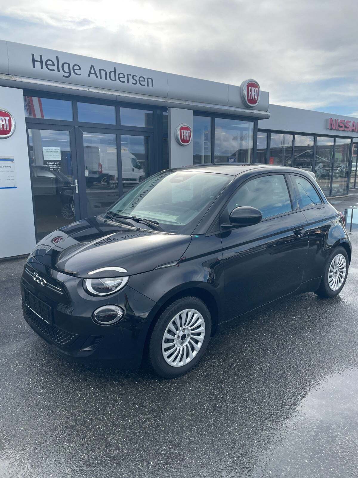 Sort Fiat 500e fra 2023