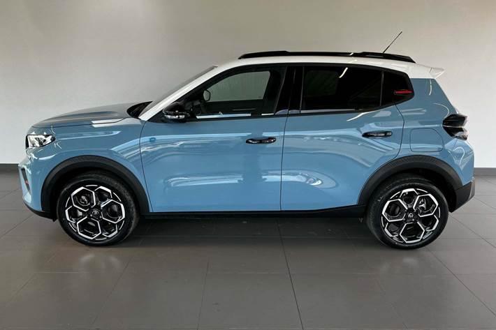 Blå Citroën ë-C3 fra 2025