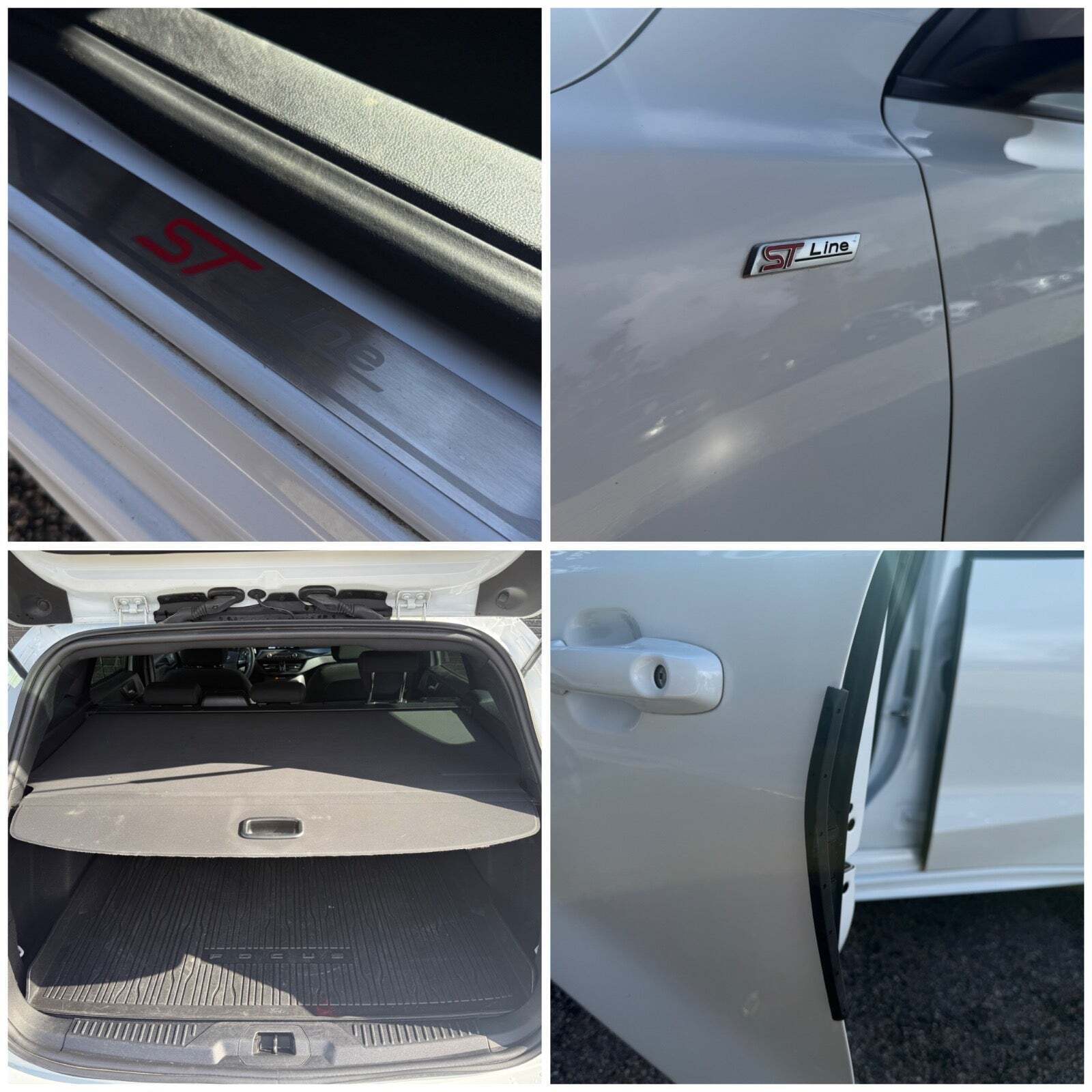 Hvid Ford Focus fra 2019