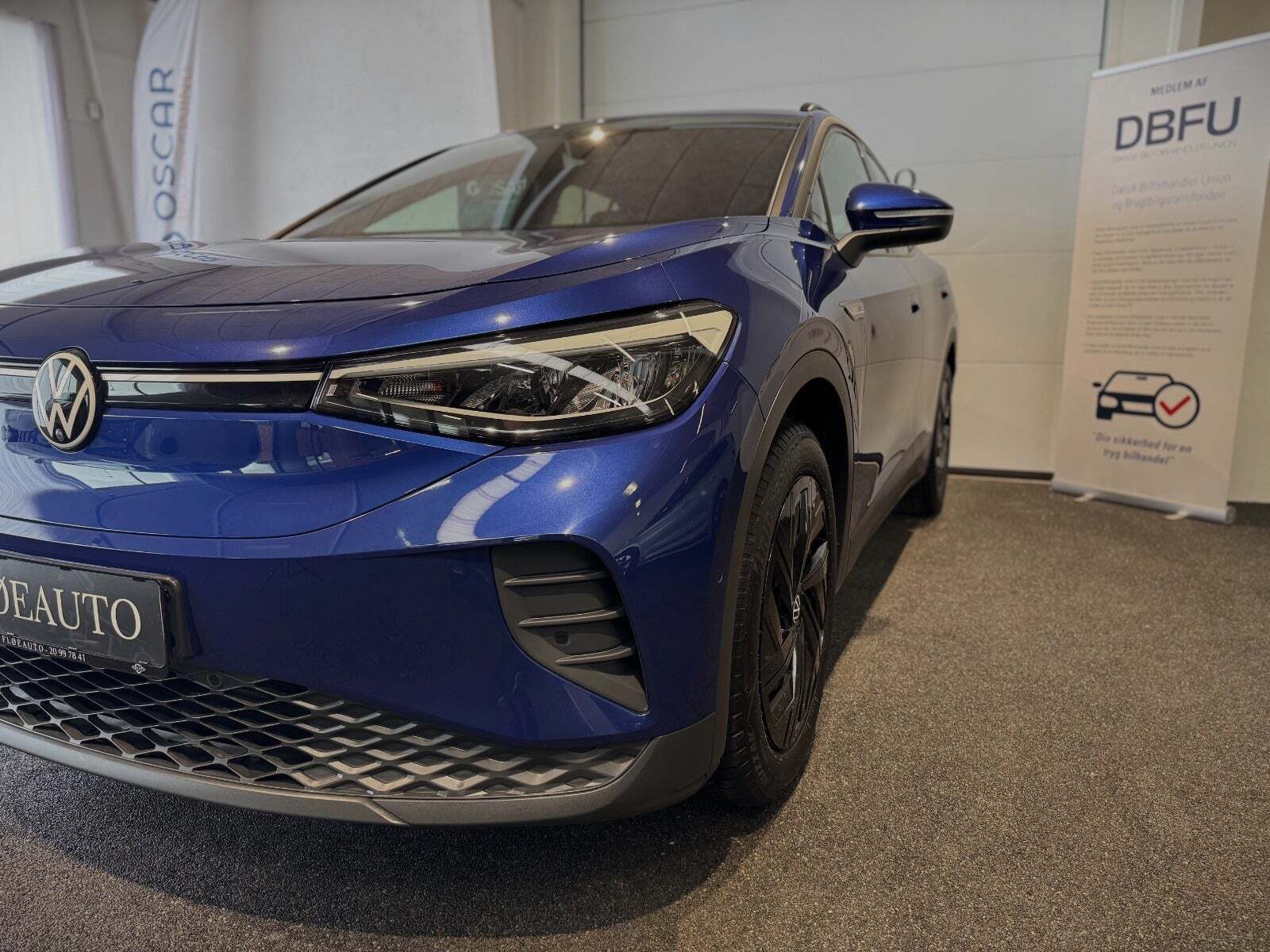 Blå VW ID.4 fra 2023