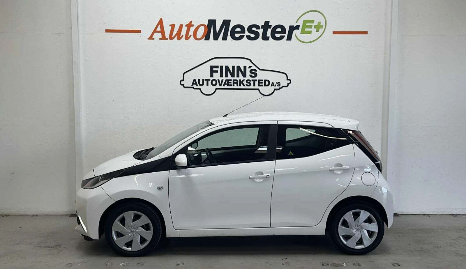 Grøn Toyota Aygo fra 2014