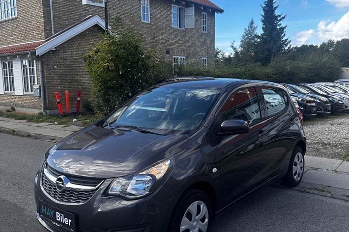Grå Opel Karl fra 2016