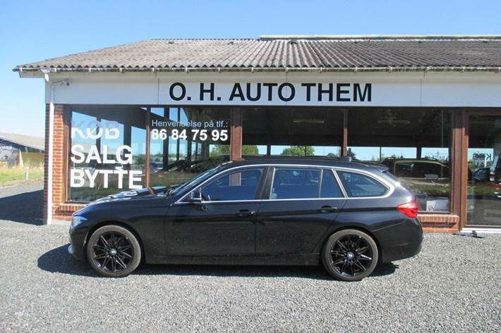 Sort BMW 320d fra 2018