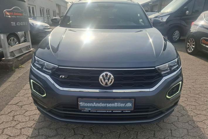 Grå VW T-Roc fra 2018