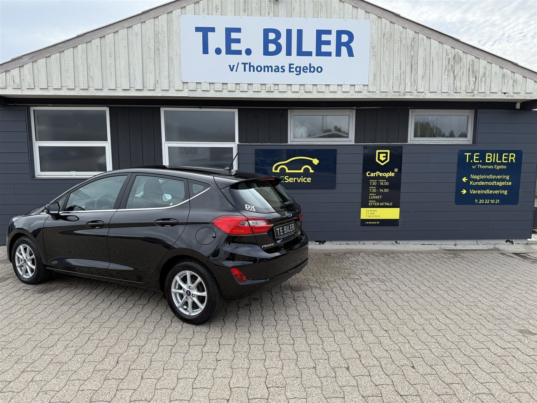 Sort Ford Fiesta fra 2022