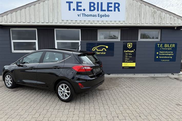Sort Ford Fiesta fra 2022