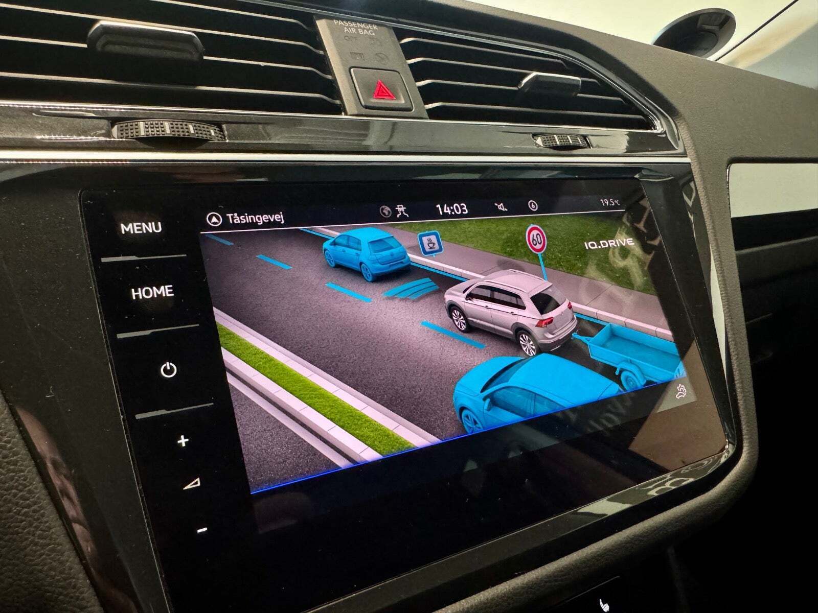 Grøn VW Tiguan fra 2021