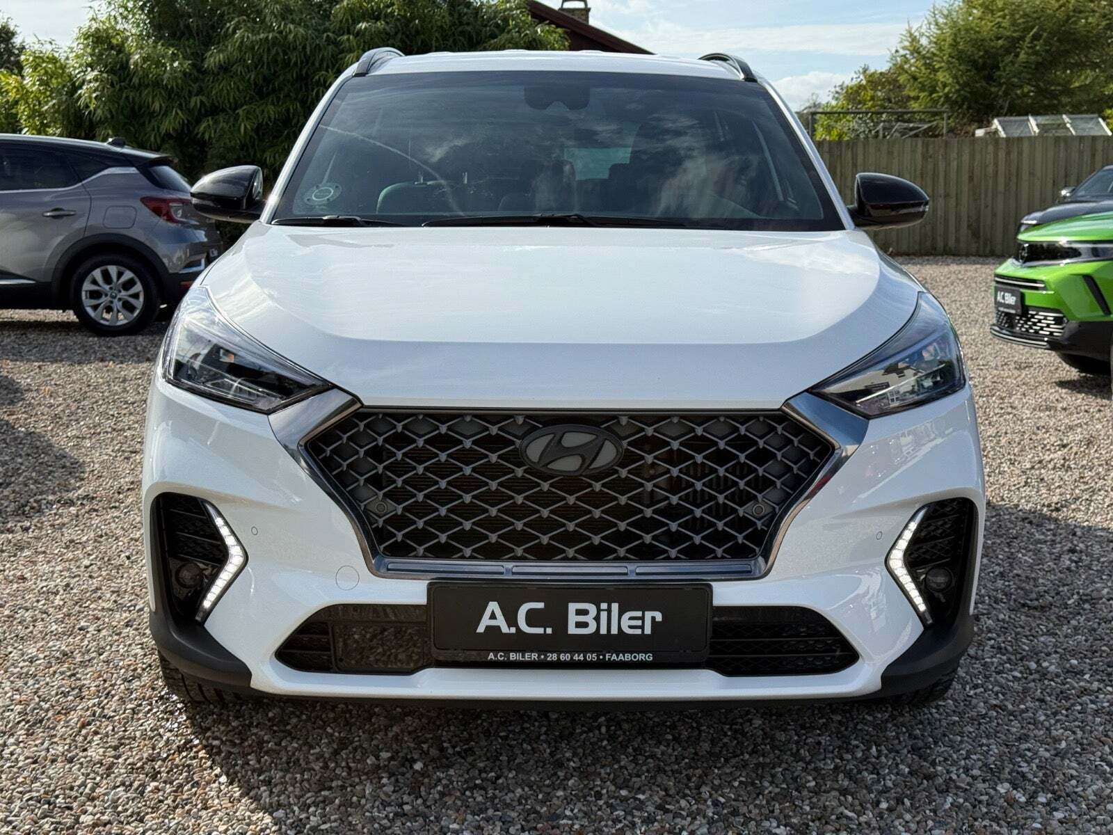 Hvid Hyundai Tucson fra 2020