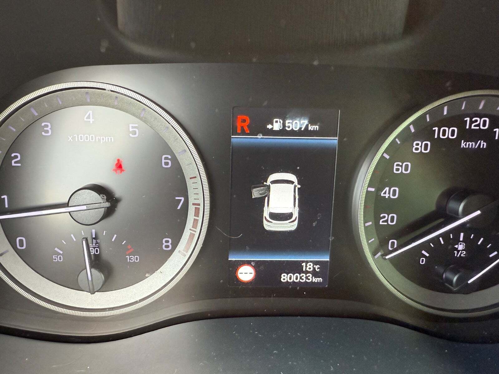 Hvid Hyundai Tucson fra 2020