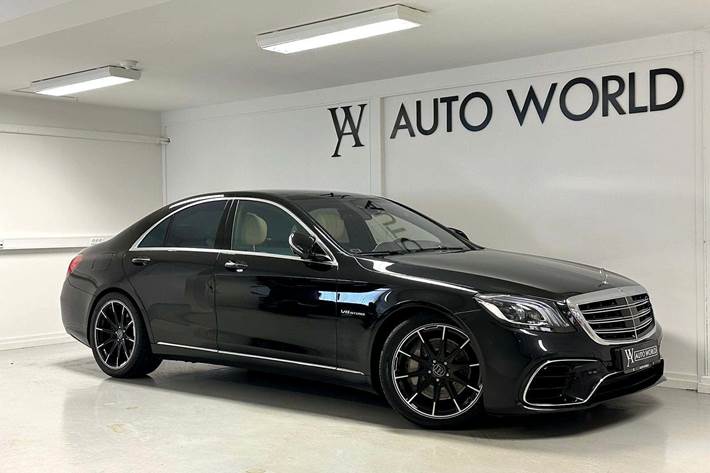 Sort Mercedes S500 fra 2014