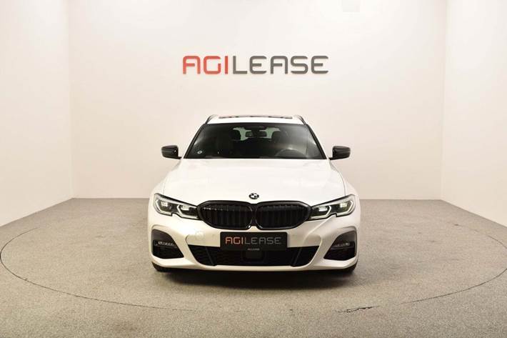 Hvid BMW 320d fra 2020