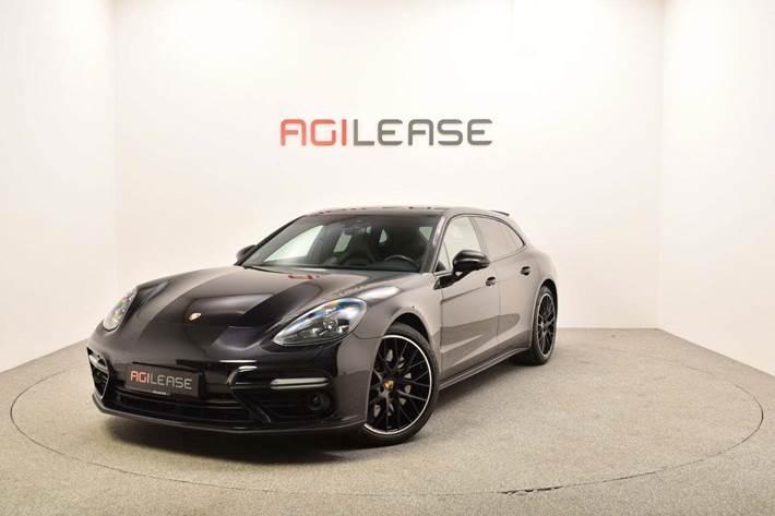 Sort Porsche Panamera Turbo fra 2017 set udefra