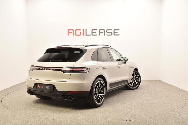 Grå Porsche Macan S fra 2019