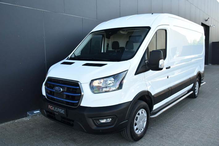 Hvid Ford E-Transit 350 L3 Van fra 2023