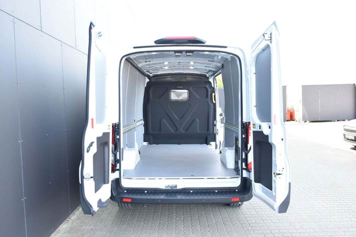 Hvid Ford E-Transit 350 L3 Van fra 2023