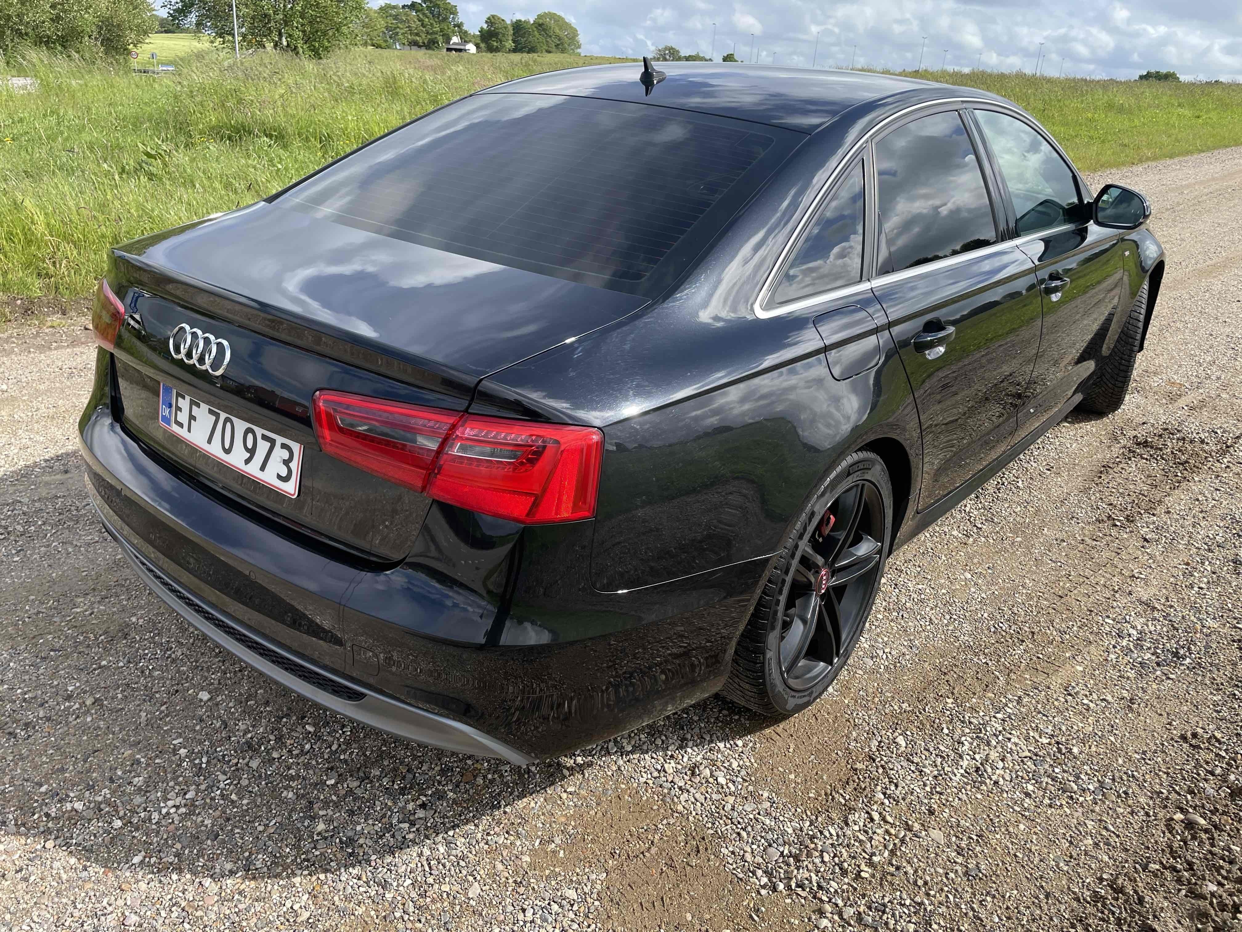 Sort Audi A6 fra 2013