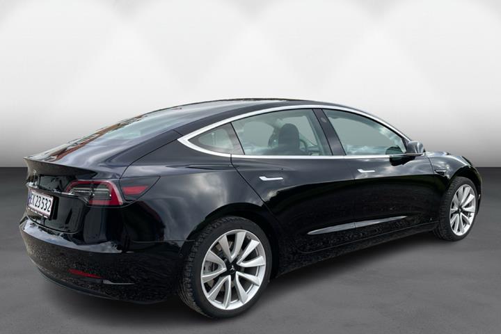 Sort Tesla Model 3 fra 2019